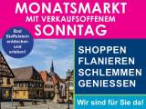 Bad Staffelstein lädt zum Monatsmarkt mit verkaufsoffenem Sonntag ein