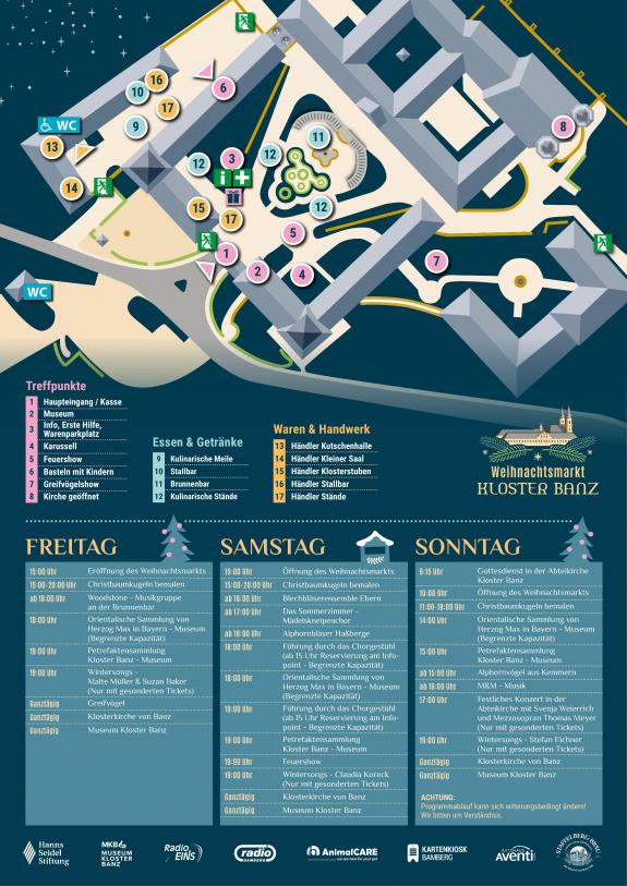 Programm Weihnachtsmarkt Kloster Banz