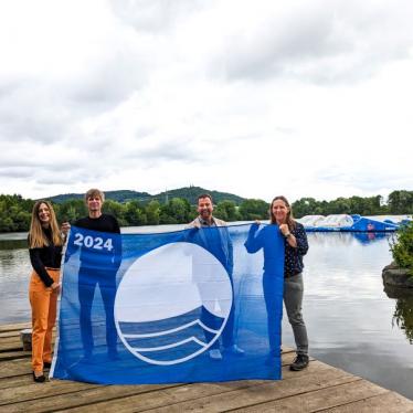 Blaue Flagge
