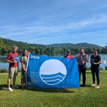 Blaue Flagge