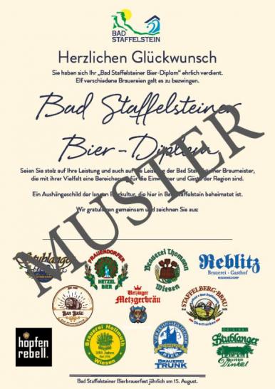 Bierdiplom Muster