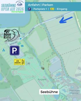 Parkplatz P1 Open Air Veranstaltungen auf der Seebühne